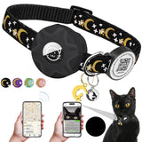 Luminous Airtag cat Collar with Smart Pet ID Tag for Apple Tag