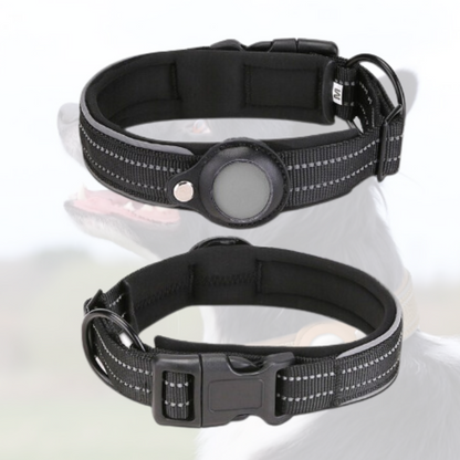 My Tag Tracker Anti-Lost Airtag Pet Collar - Black