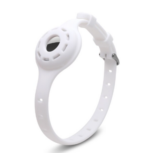 My Tag Tracker Silicone Anti-Lost Cat Collar - White
