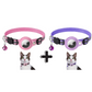 My Tag Tracker Pink & Purple Airtag Cat Collar with Protective Case Bundle