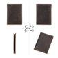 Genuine Leather Passport Holder Travel Wallet with AirTag Case