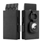 My Tag Tracker Leather RFID Blocking Card Holder Wallet with Airtag Holder