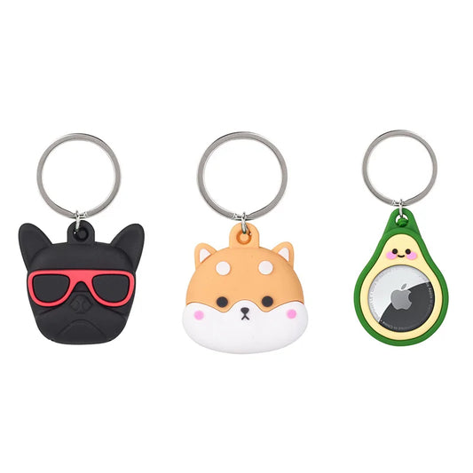 Silicone AirTag Case with Keychain