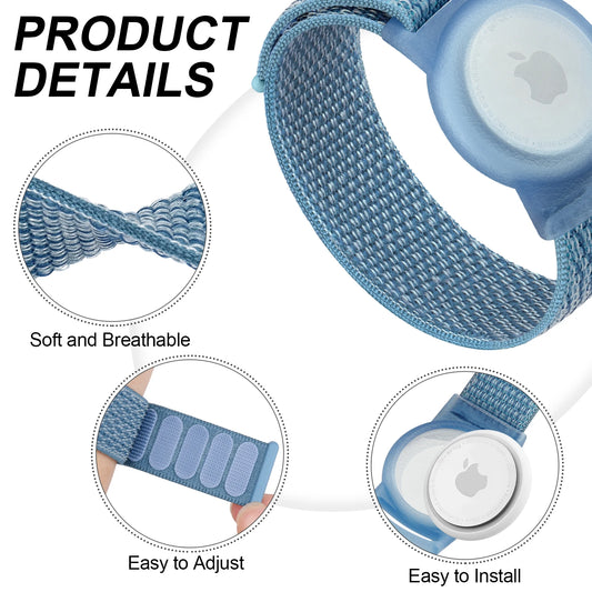 2-Pack Nylon Strap Wristbands for AirTags