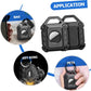 Waterproof Airtag Keychain Holder Case,Full Cover TPU Protector Apple Air Tag Tracker Key Ring for Keys, Luggage, Dog Cat Collar