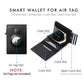 Pop-Up Credit Card Holder + Leather Keychain Case for AirTag