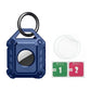 Waterproof Airtag Keychain Holder Case,Full Cover TPU Protector Apple Air Tag Tracker Key Ring for Keys, Luggage, Dog Cat Collar