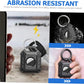 Waterproof Airtag Keychain Holder Case,Full Cover TPU Protector Apple Air Tag Tracker Key Ring for Keys, Luggage, Dog Cat Collar