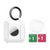 Waterproof Airtag Keychain Holder Case,Full Cover TPU Protector Apple Air Tag Tracker Key Ring for Keys, Luggage, Dog Cat Collar