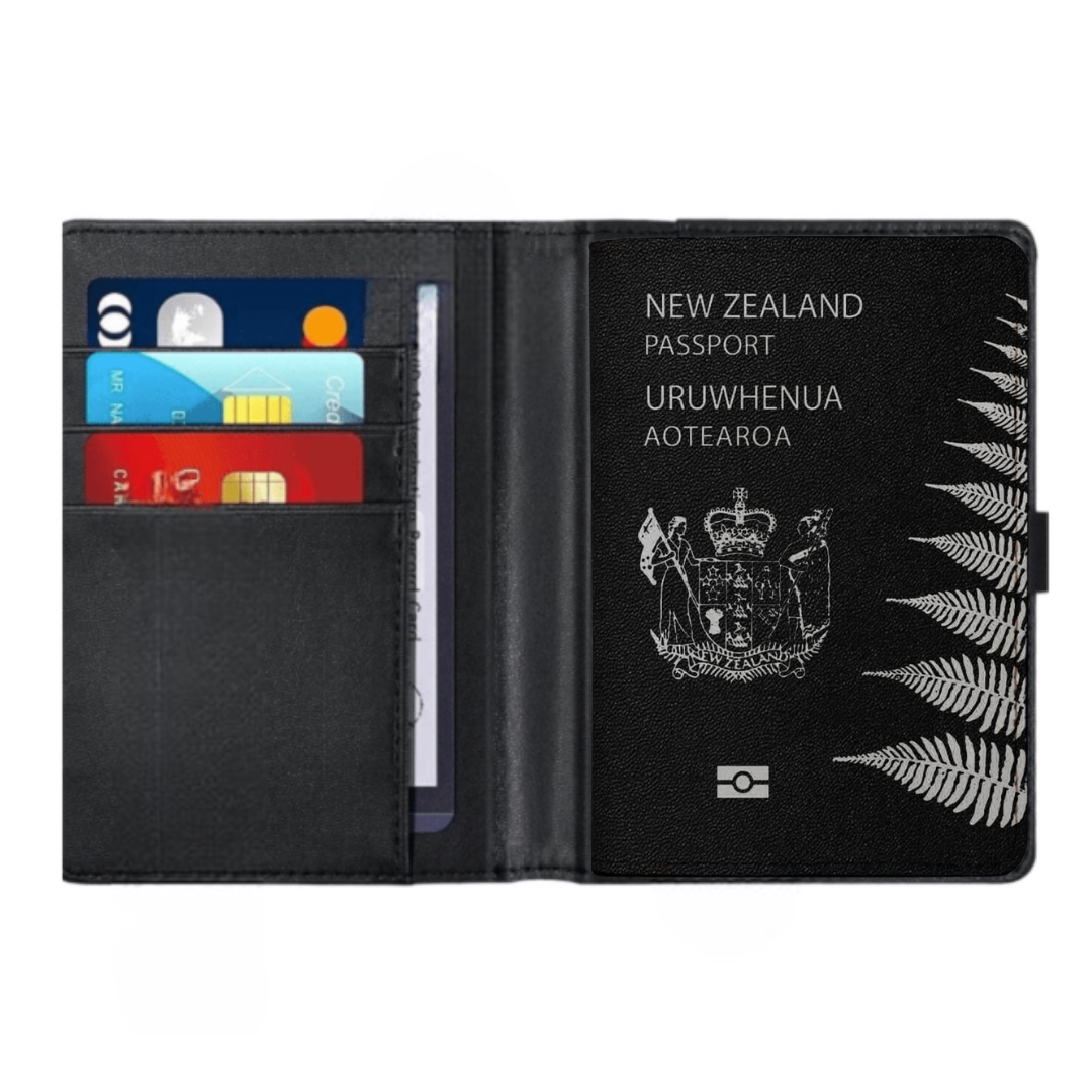 My Tag Tracker AirTag Passport Holder + Steel Wire Travel Keychain – 360° Protective Case